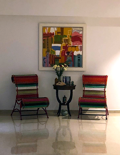 Athena Chair at Clinets Home by Sahil & Sarthak